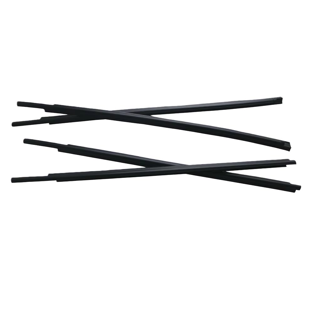 Mzxygkli One Color Car Window Weather Strip For Tundra For Crewmax 2007-2018 Outside Weatherstrip Window Door Seal Belt Weather Strip Rubber Accessories
