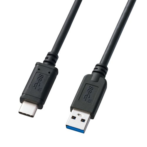 �T�����T�v���C �A�E�g���b�g USB3.1 Gen2 Type C-A�P�[�u�� �u���b�N 1m KU31-CA10 *���ɃL�Y ����̂���A�E�g���b�g�i�ł�
