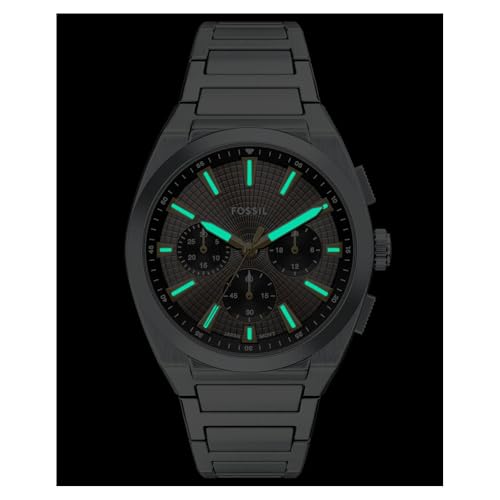 Image of Fossil Everett Silver Quartz Stainless Steel Watch FS6128