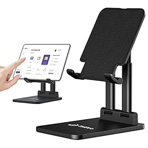 TriPro Tablet Stand -Portable Monitor Stand,4.72″ Wide, Adjustable & Foldable, Super Sturdy, Holder for Desk Compatible with iPad/Tablets/Monitor 7″-15.6″ and Surface Pro
