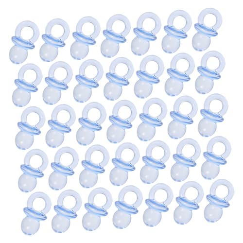 ERINGOGO 150pcs Acrylic Mini Pacifiers Baby Shower Decor Baby Shower Game Favors