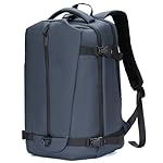 Travel Backpack for Men and Women, Flight-Approved Carry-On Backpack with Laptop Compartment; Large-Capacity Personal Item for Business, Work, School, or Weekend Trips(Blue)