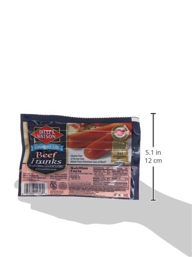 Dietz & Watson Gourmet Lite Beef Franks, 14 oz