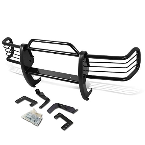 Auto Dynasty Compatible with Jeep Grand Cherokee ZJ Front Bumper Protector Brush Grille Guard (Black)