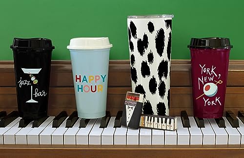 kate-spade-new-york-Reusable-Coffee-Cups-with-Lids-Travel-Tumbler-Set-of-4-16oz-BPA-Free-Plastic-Cups-with-Lids-Coffee-Mugs-for-Hot-or-Cold-Drinks-Happy-Hour kate spade new york Reusable Coffee Cups with Lids Travel Tumbler Set of 4 16oz BPA Free Plastic Cups with Lids Coffee Mugs for Hot or Cold Drinks Happy Hour