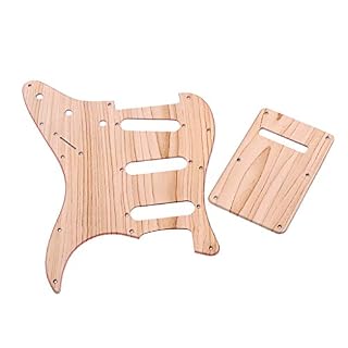 Alnicov 11 trous Stratocaster Pickguard SSS Maplewood Grain Guitare Pickguard Plaque arrière pour le remplacement… - Les Beatles, Paul McCartney, John Lennon, RIngo Starr, George Harrison Alnicov 11 trous Stratocaster Pickguard SSS Maplewood Grain Guitare Pickguard Plaque arrière pour le remplacement… – Image 2