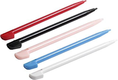 Reliable Home Products - Stylus Replacement for Nintendo Wii U - Large Gamepad Controller/Remote – 5 Pack Rainbow (White, Red, Blue, Black & Pink)