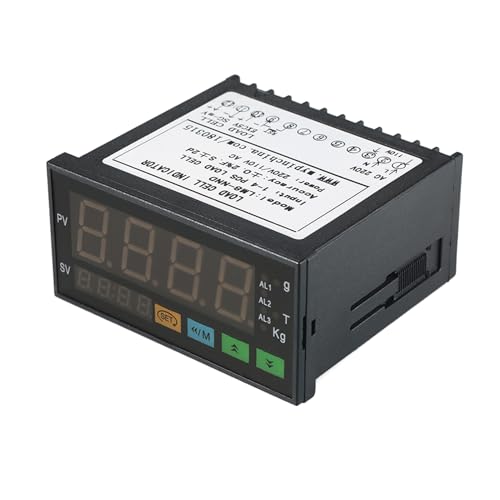 Dioche Digital LED Display Weighing Meter - Precision Machined Loadcells Indicator with 1~4 Load Cells Input - Ideal for Professional and Industrial Use