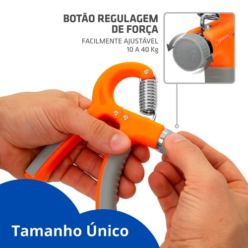 Hand Grip Exercitador de Mão e Fortalecedor de Dedos Ajustável para Resistência Exercitador Manual F