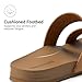 DREAM PAIRS Women's Open Toe Slides Sandals Comfortable Arch Support Footbed Two Strap Slip-on Fashion Casual Beach Vacation Lightweight Flat Sandals Summer for Women,Size 8,Natural,SDSS26003W