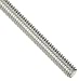 Steel Fully Threaded Rod, Zinc Plated, 1/4"-20 Thread Size, 36" Length, Right Hand Threads, Made in US