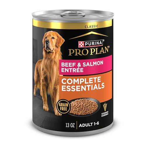 Purina Pro Plan Grain-Free Dog Food Beef & Salmon Cans (12)