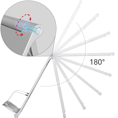 Soporte para libros Readaeer ajustable de ABS resistente: ligereza y comodidad total 3