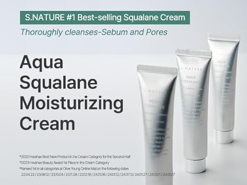 Thumbnail image for S. Nature AQUA SQUALANE MOISTURIZING CREAM