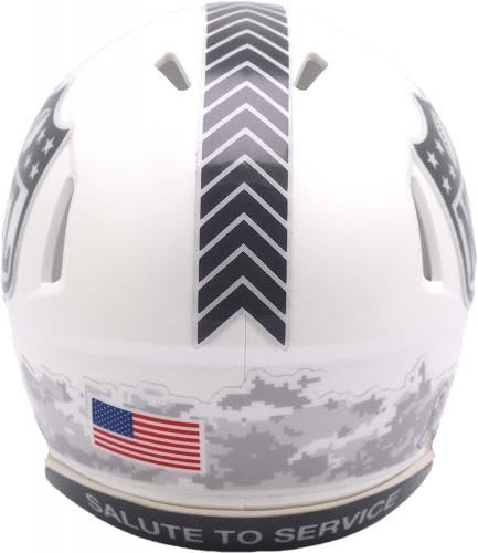 Riddell Cleveland Browns 2024 NFL Salute to Service Speed Mini Helmet