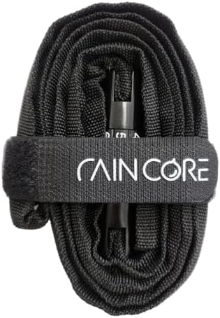 RAINCORE Light Weight Bike Cable Lock for Heavy Duti Anti Theft - 59inch (150cm) - 0.4lb (184g) - Bike Chain Lock with Chain Cutter Proof Fiber - Patented Korea - Security Cable (59 incehs)