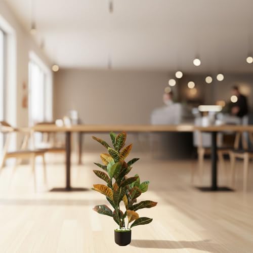 Image of Kayra Decor 2 Feet Artificial Croton Plant with Pot for Home Decor