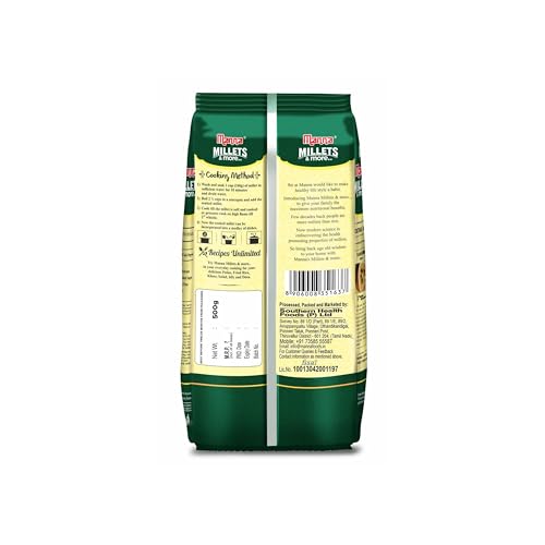 Image of Manna Foxtail Millet 1.5Kg Natural Grains - (Kaon /Kang /Kangni /Kakum /Navani /korralu /Korra /Thinai) | Native Low GI Millet Rice | High Protein & 100% More Fibre than Rice