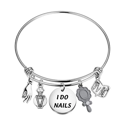SEIRAA Manicurist Bracelet Nail Technician Jewelry I Do Nails Bracelet Funny Cosmetology Gift Makeup Gifts for Nail Artist Beautician (Manicurist Bracelet) SEIRAA Manicurist Bracelet Nail Technician Jewelry I Do Nails Bracelet Funny Cosmetology Gift Makeup Gifts for Nail Artist Beautician (Manicurist Bracelet)