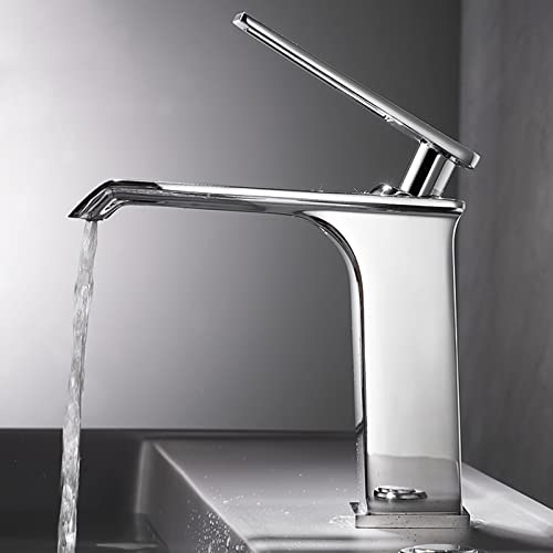 Robinet de lavabo cascade design moderne pour vasque de salle de bain - 2