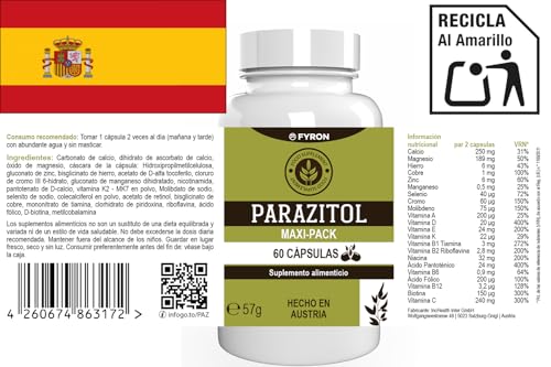 Parazitol - 120 Kapseln (2x60 Kapseln) - 2er Pack