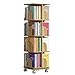 Produktbild SAAKO 360° Drehbares Bücherregal mit Rollen Rollen, Bücherregal, mehrlagig, Bücherregal, Kinder, Bilder, Bücherregale