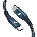 🔋[Hasta 100W de Power Delivery para Carga Rápida] - Totalmente compatible con PD 3.0 / 2.0, QC 3.0 / 2.0 y Samsung Adaptive Fast Charging protocol. El cable USB C a USB C 3.2 admite hasta 5A a 5V, 12V y 20V de potencia de salida para una carga rápida. Puede alimentar MacBook Pro hasta un 50 por ciento en 30 minutos cuando se combina con un cargador compatible con USB-PD derecho.