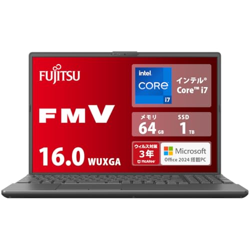 xm m[gp\R { FMV LIFEBOOK WA3/J3 (MS Office 2024/Win 11 Pro/16.0^/Core i7/64GB/SSD 1TB/BDXLΉ Blu-ray DischCu) AHV[Y AZ_WA3