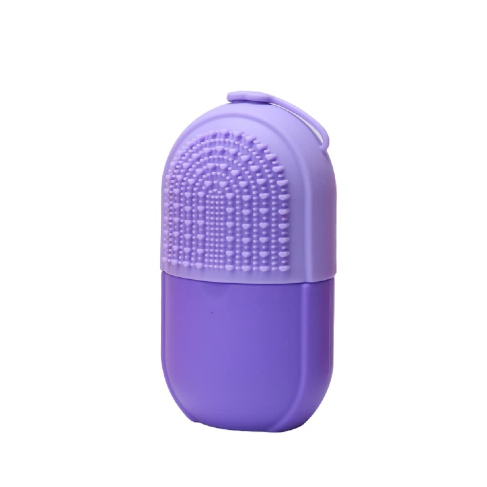 Home cloud Ice scrubber 3 in 1 For Face & Eyes/ Face Massager/ Ice Mold For Face/Exfoliator and washing makeup brush, Enhance skin Glow & Tightens and shrinks pores(mini_blue )