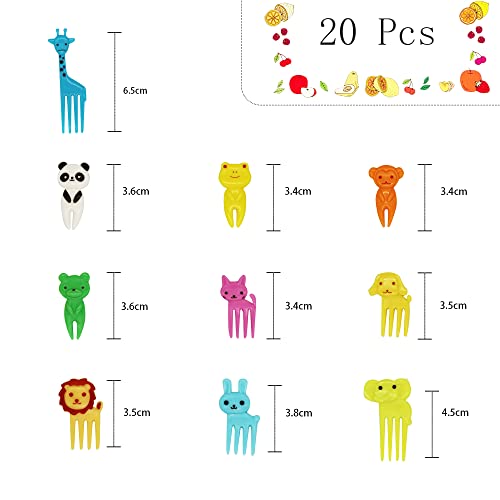 Mini Cartoon Bento Obstgabeln Zahnstocher FüR Kinder Food Kuchen Picks Bento ZubehöR SüßE Mini spieße Zahnstocher… - Image 4