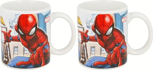 Stor TAZA CERAMICA 325 ML EN CAJA DE REGALO SPIDERMAN STREETS (Paquete de 2) Stor TAZA CERAMICA 325 ML EN CAJA DE REGALO SPIDERMAN STREETS (Paquete de 2)