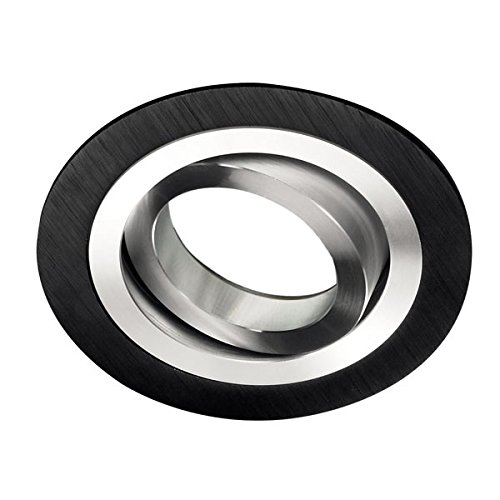 WonderlampW-E000002 Classic Classic - Recessed Round Lighting, Bulb socket included: GU10, 9,3 x 2,5 cm Diameter, Colour Black