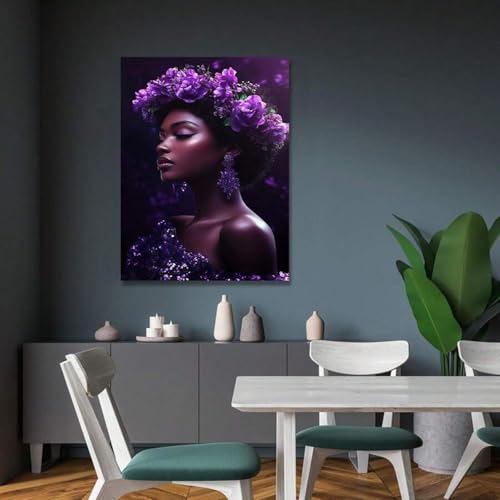 Impression sur toile africaine de qualité supérieure 50 x 70 cm - 3