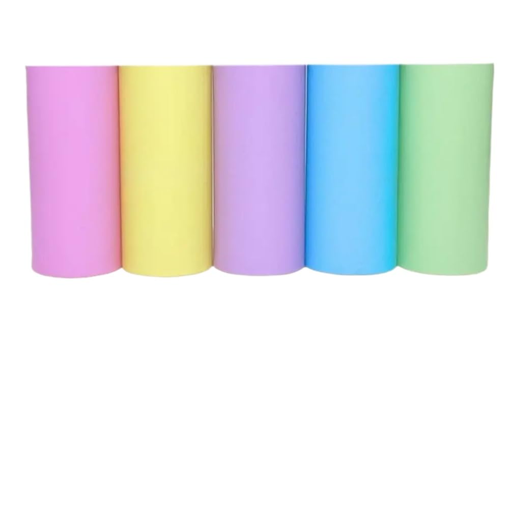 Papier d'impression Thermique de 57 mm REMPILLER Thermal BPA BPA White Auto-Adhesive Rolls COMPATIBLES COMPATIBLES avec Instant Print Camera(9PCS White No-Sticky)