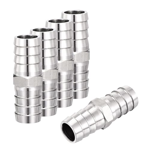 Image of Rebower 5 Pack SUS304 Hose Barb to Adapter 1/2"(15mm) Barb x 1/2"(15mm)