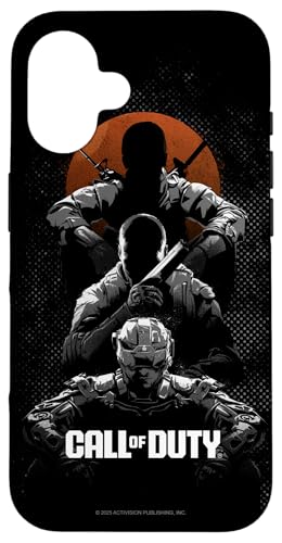 Call of Duty Stacked Poses Gradient FPS Video Game X}zP[X iPhone 16 p