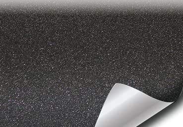 Image of SIA VENDORS? Glitter Black Glossy Vinyl Wrap Film Metallic Glossy Shiny wrap 24x150 inches