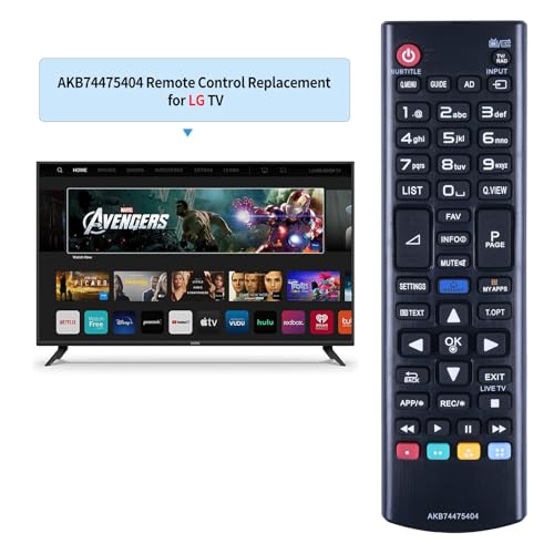 New AKB74475404 Remote Control Replacement for LG TV,Compatible With 28LF491U 40UF695V 49UF695V 55LF580V 32LF5800 42LF5800 32LF580V 42LF580V 50LF580V 50LF5800 55UF695V 60UF695V - Image 2