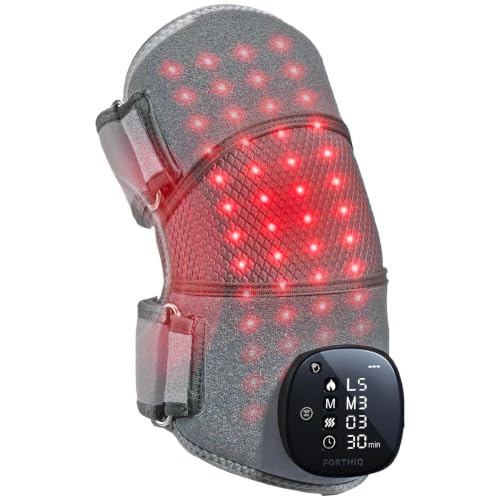 FORTHiQ RED+ Knee Massager with Heat and Red Light Therapy f...