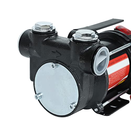 12V Dc Portable Electric Fuel Transfer Pump, 57L/Min, 15Gpm Diesel Transfer Pump, Oil Commercial Fuel Transfer Extractor Pump Motor Auto #TOP7
