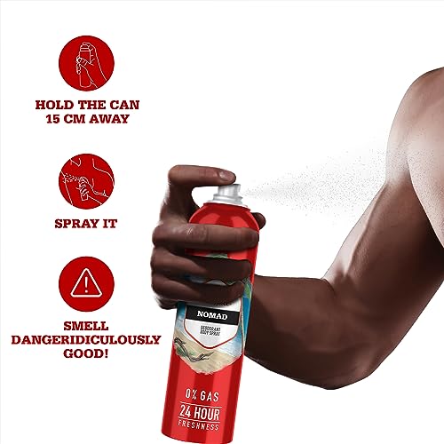 Old Spice Nomad No Gas Deodorant Body Spray Perfume for Men, 140 ml - Image 5