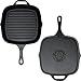 Backcountry Iron 10.5 Inch Square Grill Pan Medium Pre-Seasoned Cast Iron