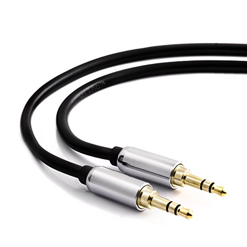 Otimo 6Ft Premium Auxiliary (AUX) Cable 3.5mm Male to Male Aux Cable for Car- Aux Cord Compatible with iPhone, Android, Mac, PC, iPad and More!