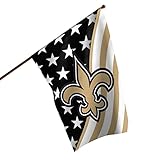 FOCO New Orleans Saints NFL Americana Vertical Flag