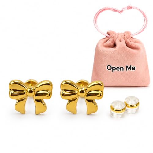 �����p�S�[���h�C�������O 14K�S�[���h�X�^�b�h�C�������O �ؚ� �~�j�}���X�g �V���v�� �X���[���{�E�C�������O �W���G���[�M�t�g �ޏ���, Stud Earrings-Fashion-Medium, �X�e�����X�|, �W�F���X�g�[���Ȃ�