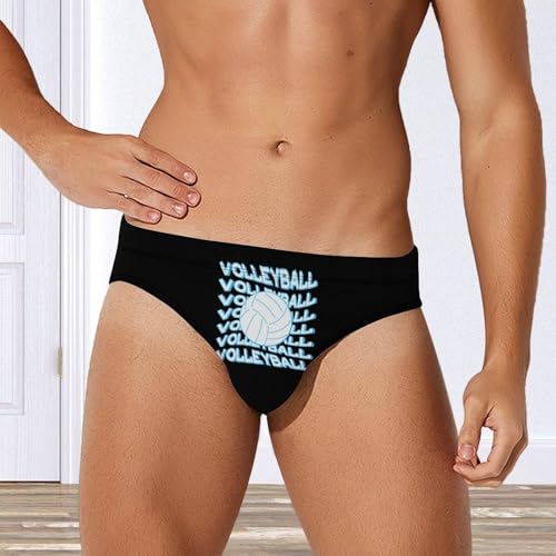 Love Volleyball Balls Men's Swimsuit Bikini Briefs Swim Underwear Stretchy Swimwear2