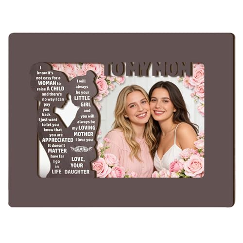 Picture Frames,Mothers Day Small Display Home Decor | Memorial Family Photo Picture Frame | for Mom Dad Mother Father Home Livin