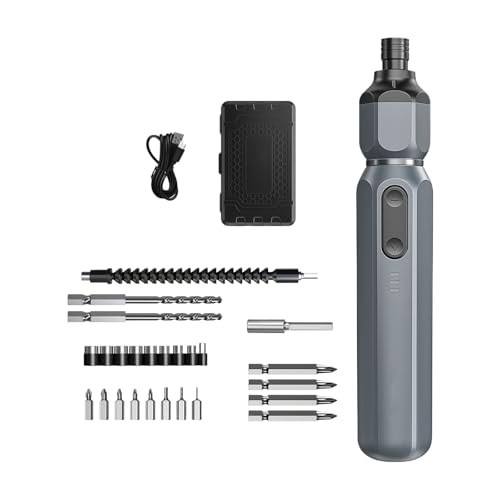 Destornillador eléctrico profesional, multifuncional, recargable, portátil, para pequeñas reparaciones, manualidades, montaje electrónico, destornillador recargable