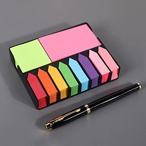 Image of 2000 Pcs Colorful Rectangle Sticky Notes and Flags for Students and Teachers