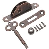 Serrure pour armoire : la forme classique en demi-cercle de cette serrure dégage une impression d’élégance , ce qui en fait un complément parfait pour tout meuble ou armoire